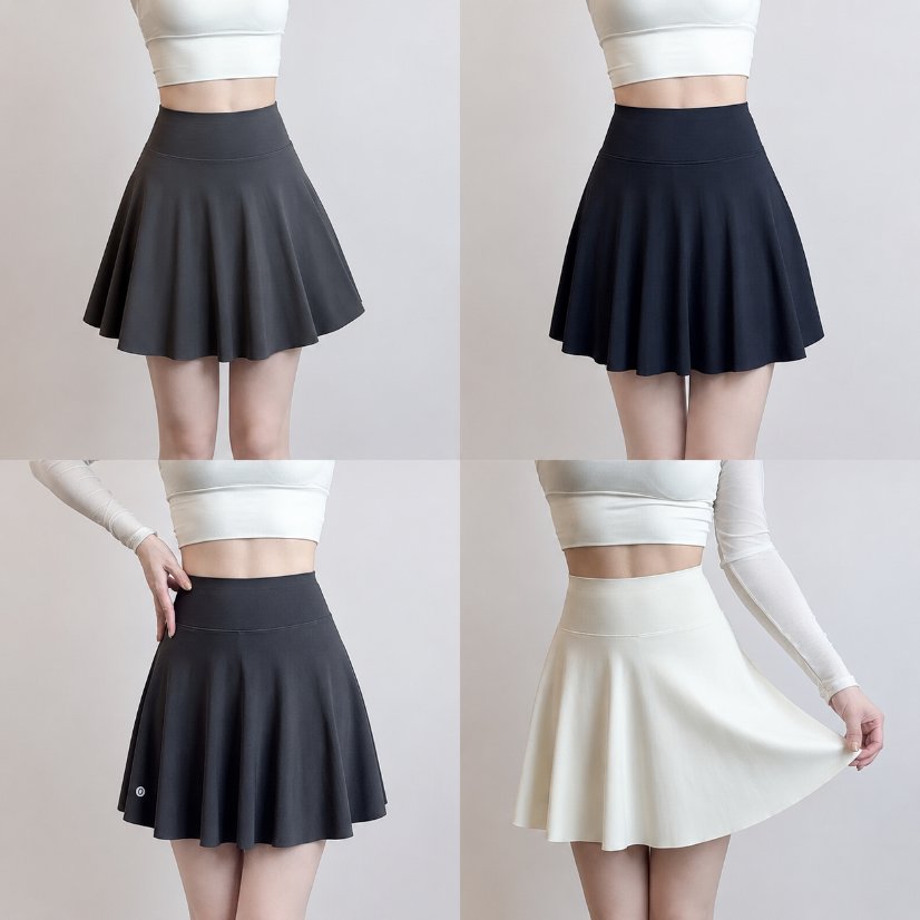 Knitted Sports Skirt Barbie Active Skirt